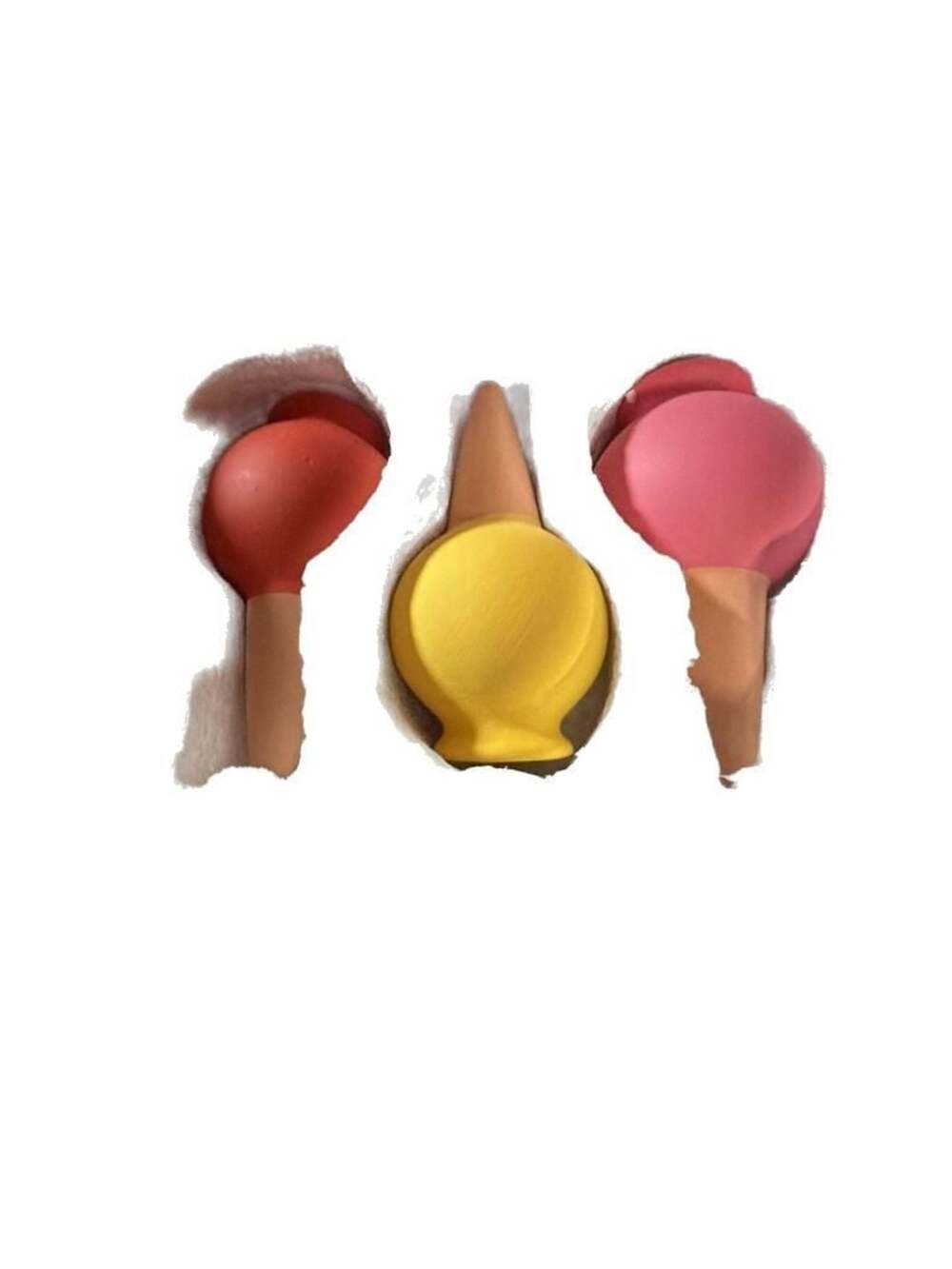 Temu 3 Pack Ceramic Self-Watering Spikes Terracotta Plant Watering Stakes